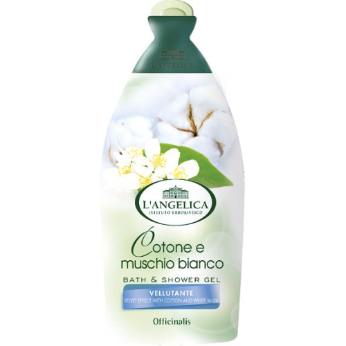 Гель-піна для душу L'angelica Bath & Shower Coton бавовна і білий мускус 500 мл